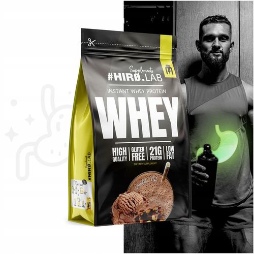 Białko koncentrat serwatkowe WPC 750 g Instant Whey czekolada orzech hiro na Arena.pl