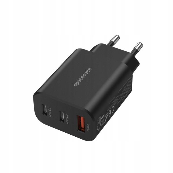 Spacecase Usb Charger 30W Gan Sc003B Black zdjęcie 7