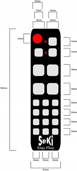 Pilot uniwersalny uczący SEKI EASY PLUS zdjęcie 4