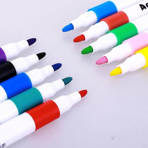 MARKERY AKRYLOWE 24 KOLORY PISAKI FLAMASTRY DO KAMIENI DREWNA TKANIN SZKŁA na Arena.pl