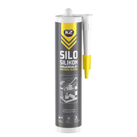 K2 SILO Silikon uniwersalny bezbarwny 300 ml – wodoodporny, odporny na UV