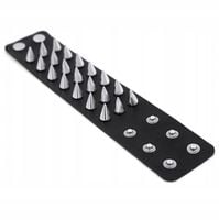 BRANSOLETKA PIESZCZOCHA KOLCE CZARNA