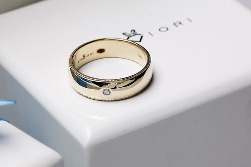 Emaga Złota obrączka OBD4079 - Diament na Arena.pl