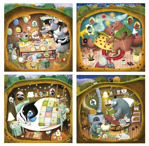 Educa Puzzle 12 16 20 25 Leśne opowieści na Arena.pl