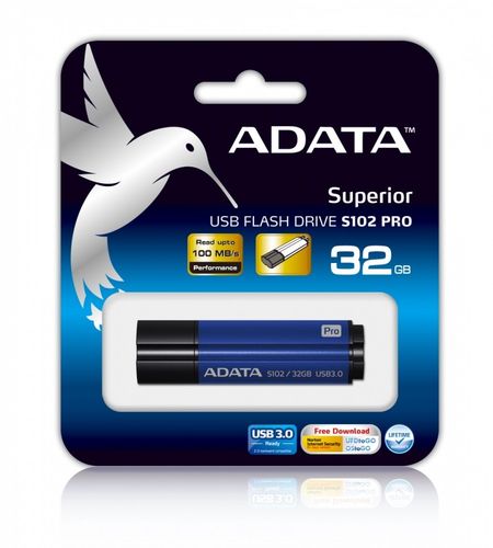 Adata DashDrive Elite S102 Pro 32GB USB3.0 niebieski na Arena.pl