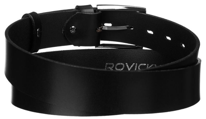 pasek męski skórzany rns-110 black zdjęcie 4