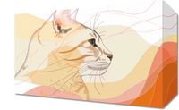 Obraz 30x20cm Delikatny Profil Kota