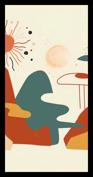 Plakat 50x100cm Kosmos Barw zdjęcie 2