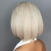 Peruka Damska Peruki Damskie Bob Ombre Blond Włosy Naturalny z Grzywka