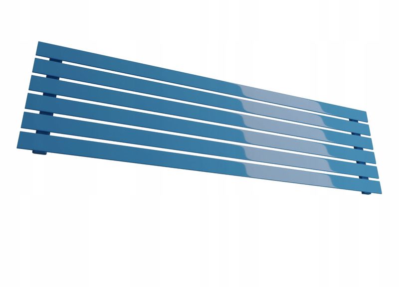 Grzejnik poziomy BELLOSLIM 45x100 niebieski zdjęcie 3