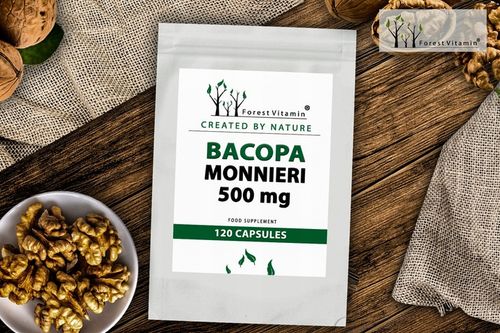 BACOPA MONNIERI BRAHMI 500mg PAMIĘĆ BAKOPA 120 k na Arena.pl