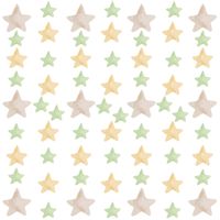 Naklejki Do Pokoju Dzieci Akwarelowe GWIAZDY Styl Boho ZESTAW 120cm x 60cm