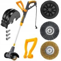 KRAWĘDZIARKA ELEKTRYCZNA 800W DO USUWANIA CHWASTÓW MCHU Z KOSTKI 2 SZCZOTKI