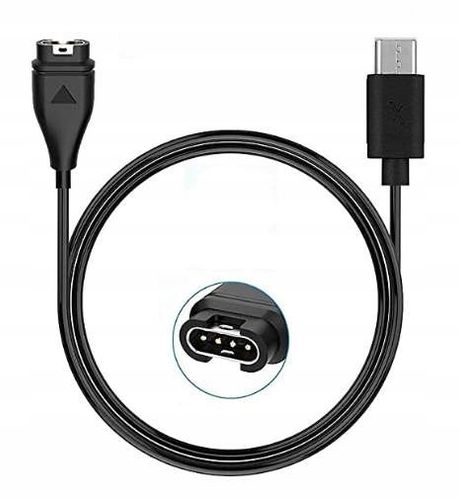 kabel USB TYP-C ładowarka Garmin FENIX 5X 6 6S 6X 7 7X 8 PRO Venu 2S 3S SQ na Arena.pl