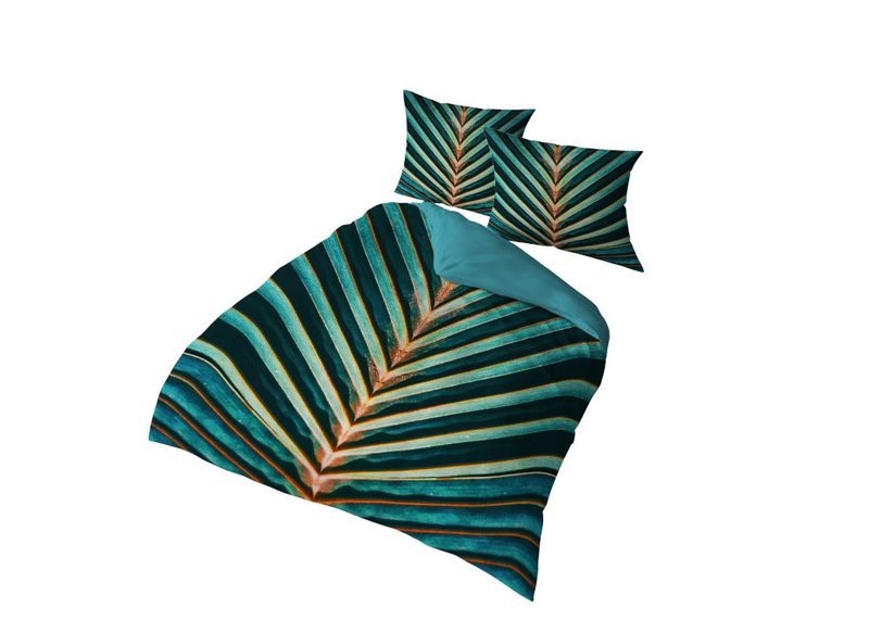 Pościel 3D 160X200 Satynowa Liść zdjęcie 4