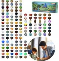 DIY MAGNETYCZNE KLOCKI MINECRAFT DLA DZIECI STEM ZABAWKA LOSOWY 250SZT.