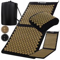 Mata do akupresury TRIZAND + 2 x piłka + poduszka masaż kręgosłupa