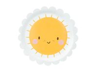 Talerzyki papierowe Słoneczko, 18 cm 6 szt.