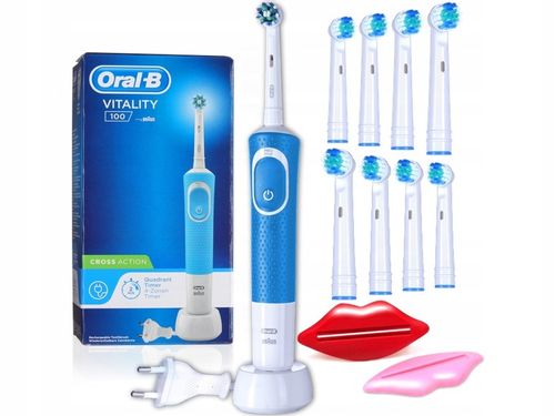 Szczoteczka Elektryczna ORAL-B Vitality 100 ZESTAW Niebieska na Arena.pl