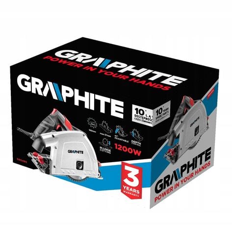 Pilarka zagłębiarka 1200W, tarcza 165mm GRAPHITE na Arena.pl