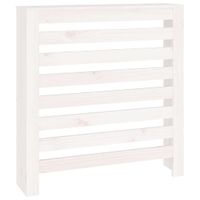 Osłona grzejnika, biała, 79,5x19x84 cm, lite drewno sosnowe