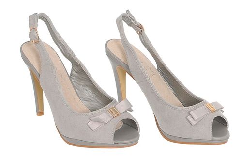 SZPILKI OPEN TOE SZARE - 39 na Arena.pl