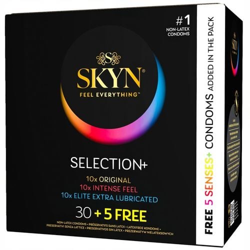 SKYN SELECTION 35 ORIGINAL INTENSE FEEL ELITE COCKTAIL HOT EXTRA NAWILŻANE na Arena.pl