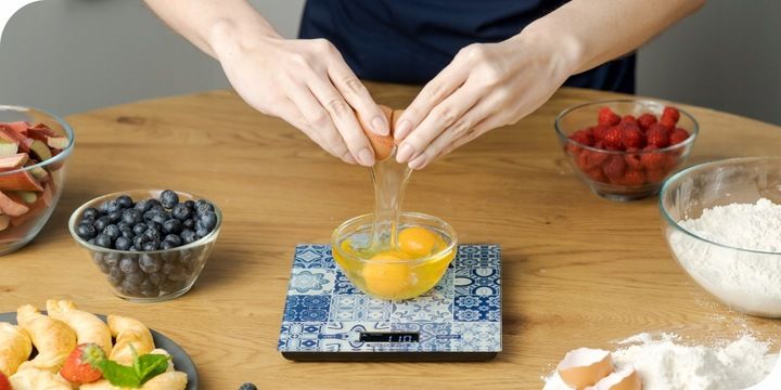 Waga kuchenna elektroniczna ZELMER ZKS1100C 5 kg LCD szkło wzór zdjęcie 14