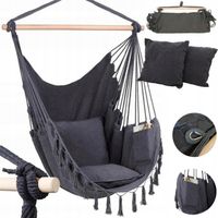 Fotel KRZESŁO BRAZYLIJSKIE Ogrodowe HUŚTAWKA Do Domu OGRODU + 2 PODUSZKI
