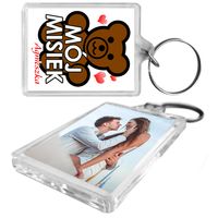 BRELOK dwustronny NA WALENTYNKI -Oryginalny prezent Dla Niej Dla Niego