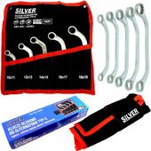 Klucze oczkowe gięte typ C 10-19 mm do alternatora SilverTools S10985