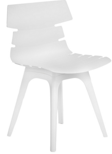 Krzesło Techno białe, podstawa biała D2 na Arena.pl