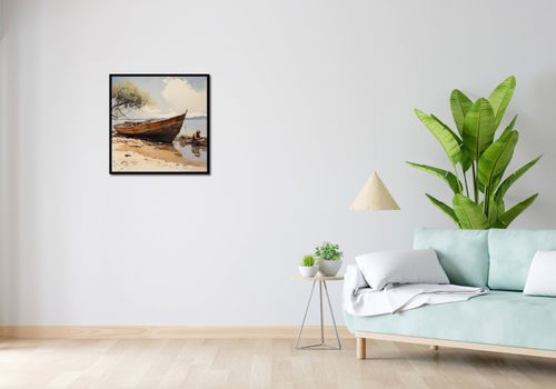 Plakat 60x60cm Spokój Przybrzeża na Arena.pl