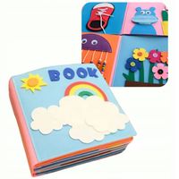 FILCOWA KSIĄŻKA Z 12 TEMATAMI DO NAUKI KSIĄŻKA DO WCZESNEJ NAUKI DLA DZIECI