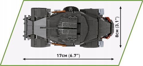 Klocki COBI 2657 Sd.Kfz.222 lekki pojazd niemiecki bojowy siły zwiadowcze na Arena.pl