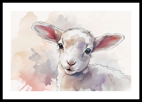 Plakat 45x30cm Mała Owieczka na Arena.pl