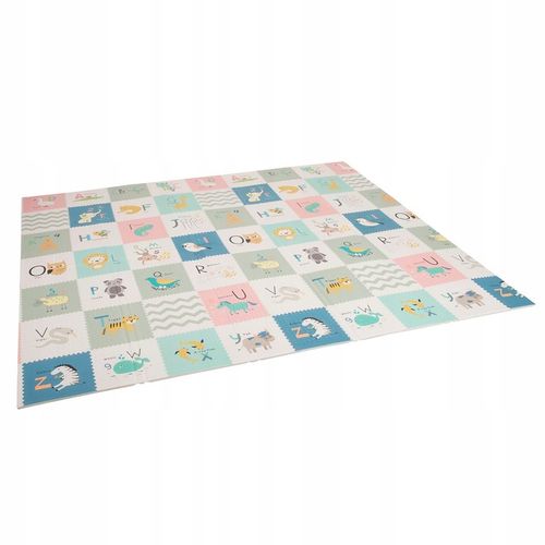 MATA EDUKACYJNA Dla Dzieci składana dwustronna 180x200 KiddyMoon FM-001 na Arena.pl