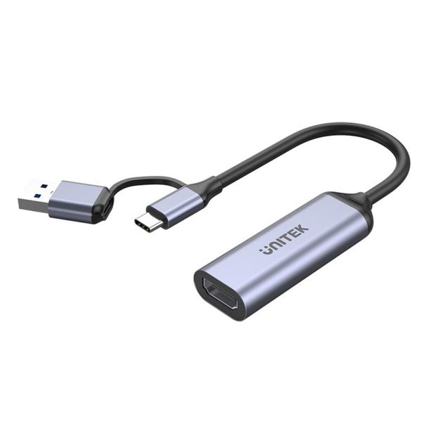 Unitek Grabber video USB-C/A, 4K HDMI 1.4b zdjęcie 1