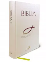 Biblia „z rybką”, biała