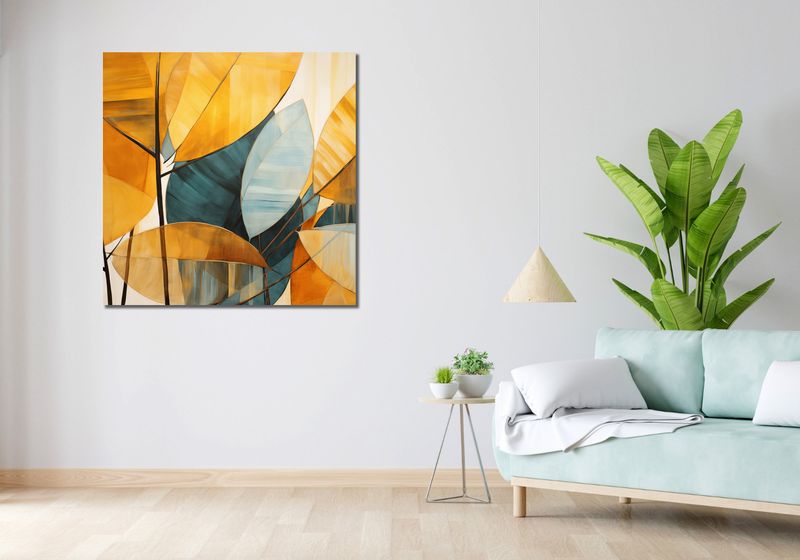 Obraz 100x100cm Harmonia Odcieni zdjęcie 2