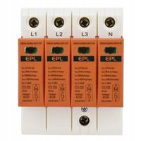 OGRANICZNIK OCHRONNIK PRZEPIĘĆ 3-FAZ 5kA AC B+C T1 T2 4P