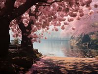 Plakat 20x15cm Spokój Sakury