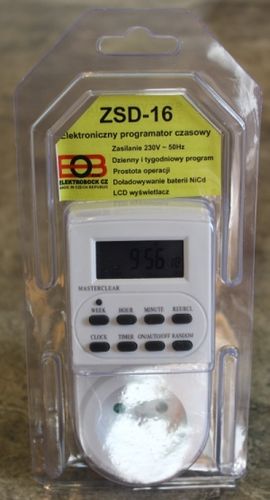 Programator czasowy Elektrobock ZSD-16 - gniazdkowy na Arena.pl