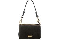 Zamszowa listonoszka damska Barberinis - Brązowa ciemna