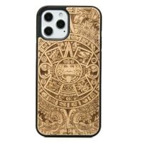 drewniane etui na iphone 12 pro max kalendarz aztecki aniegre