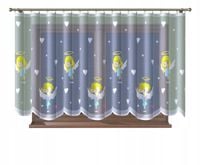 Firana dziecięca ANIOŁY serduszka 200x150