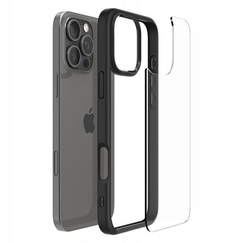Etui + Szkło do iPhone 16 Pro, Spigen Ultra Hybrid, mocne, case, cover na Arena.pl