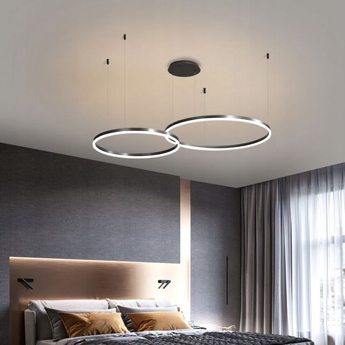 Lampa wisząca 40+60cm pilot okrąg ring żyrandol 52W LED Tuya WiFi SILVA EXT na Arena.pl