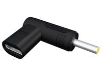 Adapter USB gniazdo USB-C-wtyk DC1,7/4,0