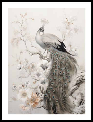 Plakat 40x55cm Pawia Gracja na Arena.pl